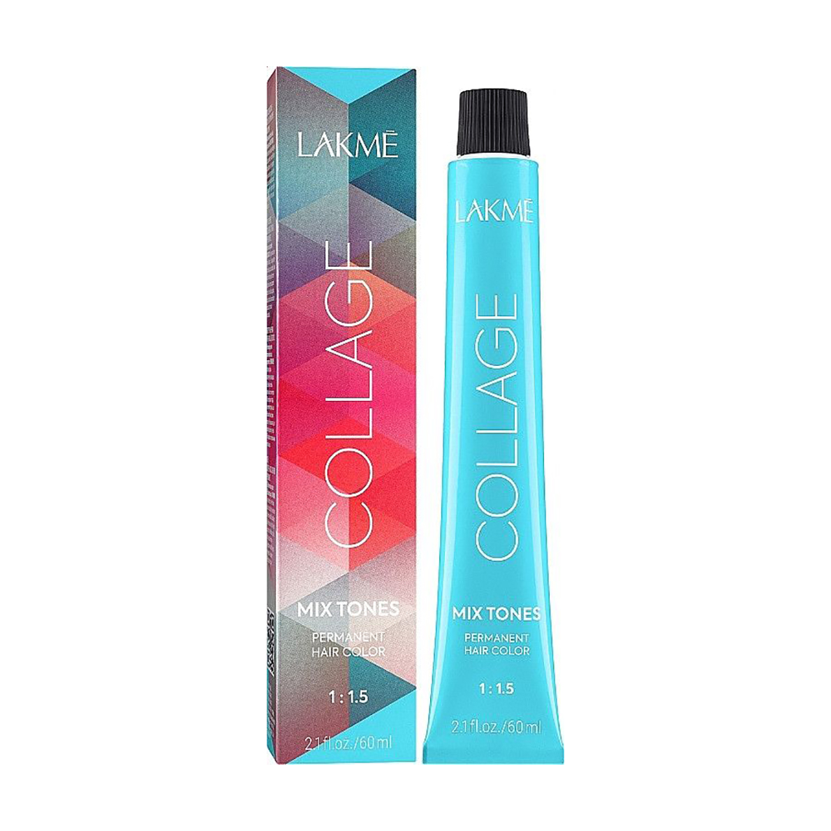 Уцінка! Перманентна фарба для волосся Lakme Collage Mix Tones Permanent Hair Color 0/20, 60 мл